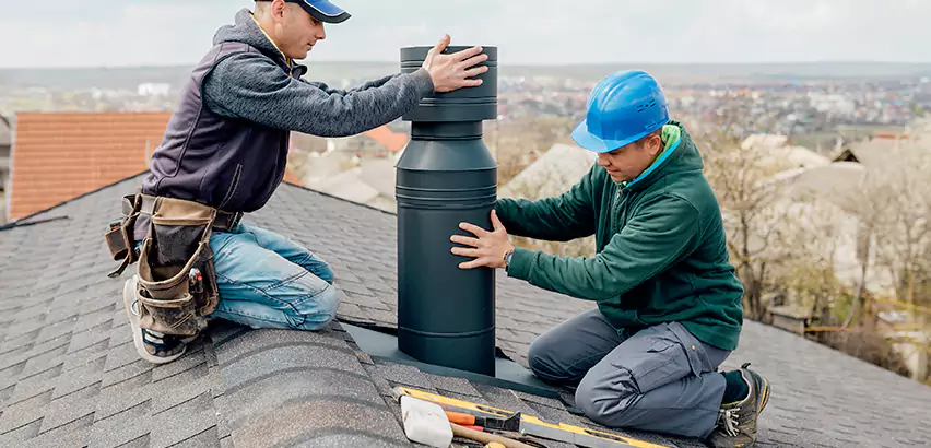 Chimney Flashing Replacement for Storm Damage in Santee