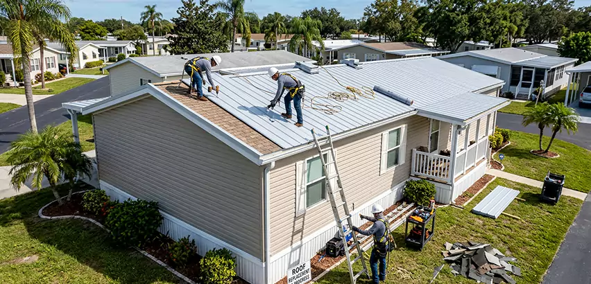 Mobile Home Metal Roof Replacement in Santee