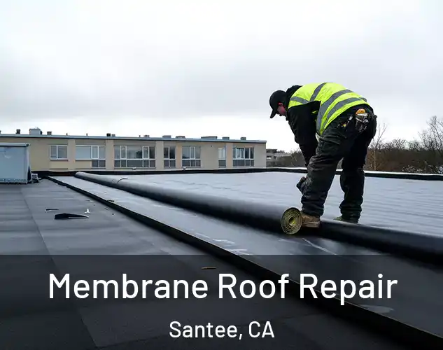  Membrane Roof Repair Santee, CA