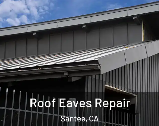  Roof Eaves Repair Santee, CA