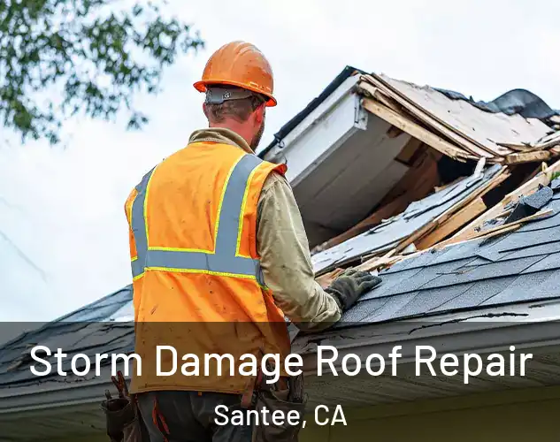  Storm Damage Roof Repair Santee, CA